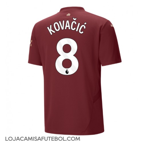 Camisa de Futebol Manchester City Mateo Kovacic #8 Equipamento Alternativo 2024-25 Manga Curta